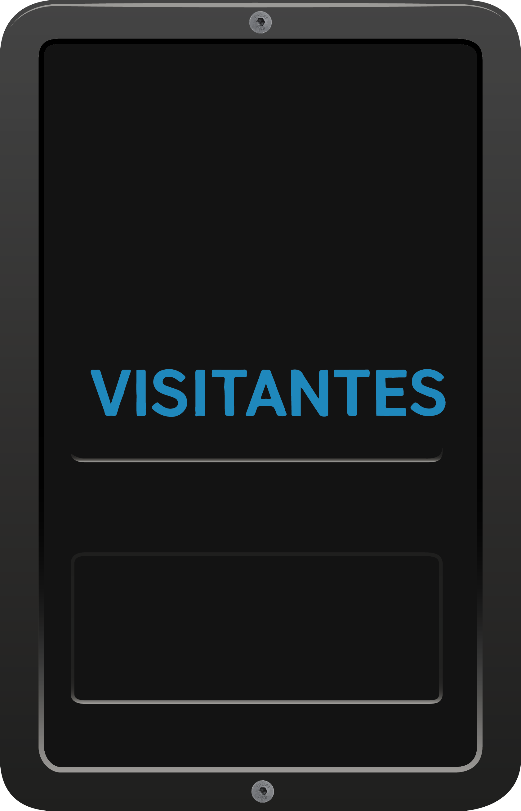 Tablero visitantes